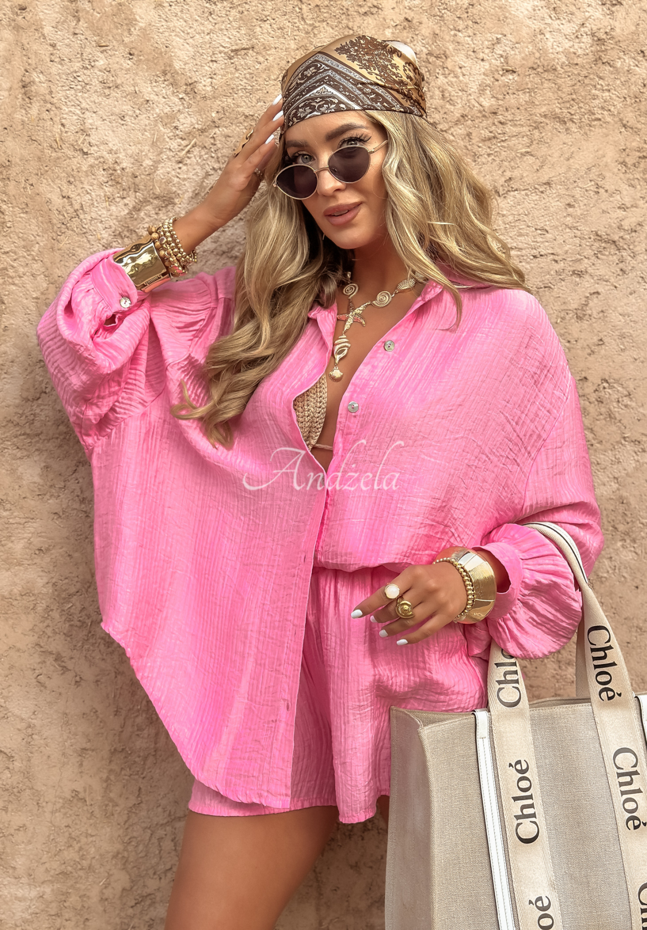 Forever June shirt pink