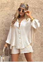 Koszula Forever June beżowa