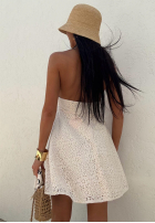 Ażurowa sukienka mini La Milla Dream Of Far Away biała