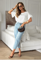 Bluzka oversize Memories Are Forever biała