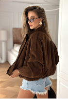 Zamszowa kurtka Oklahoma City czekoladowa