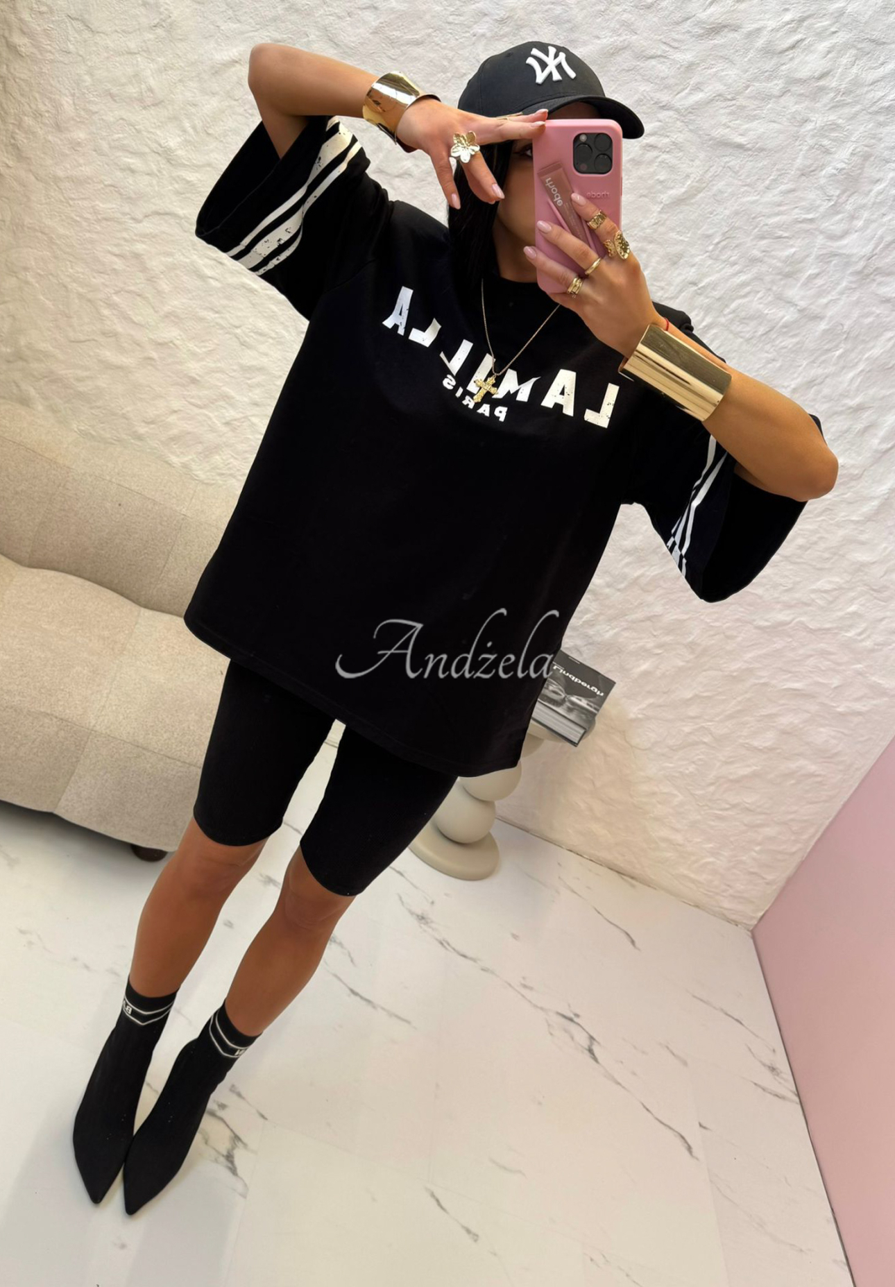 La Milla Love Paris cyclists black