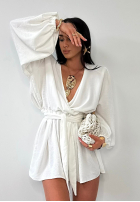 Krótki kombinezon La Milla Keep On Shining biały