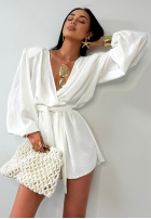 Krótki kombinezon La Milla Keep On Shining biały