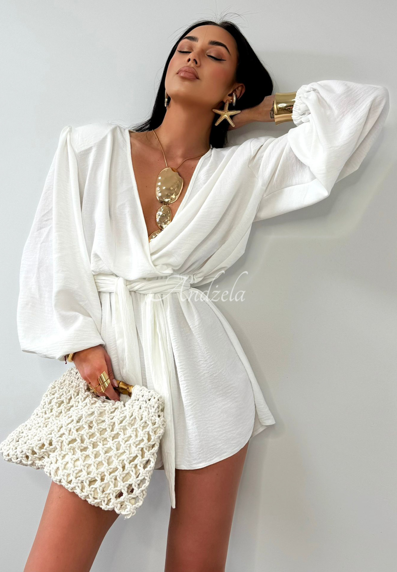 La Milla Keep On Shining white short jumpsuit