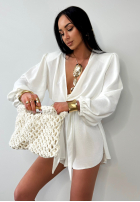 Krótki kombinezon La Milla Keep On Shining biały