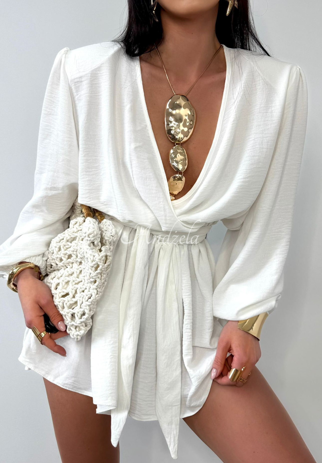 La Milla Keep On Shining white short jumpsuit