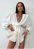 Krótki kombinezon La Milla Keep On Shining biały