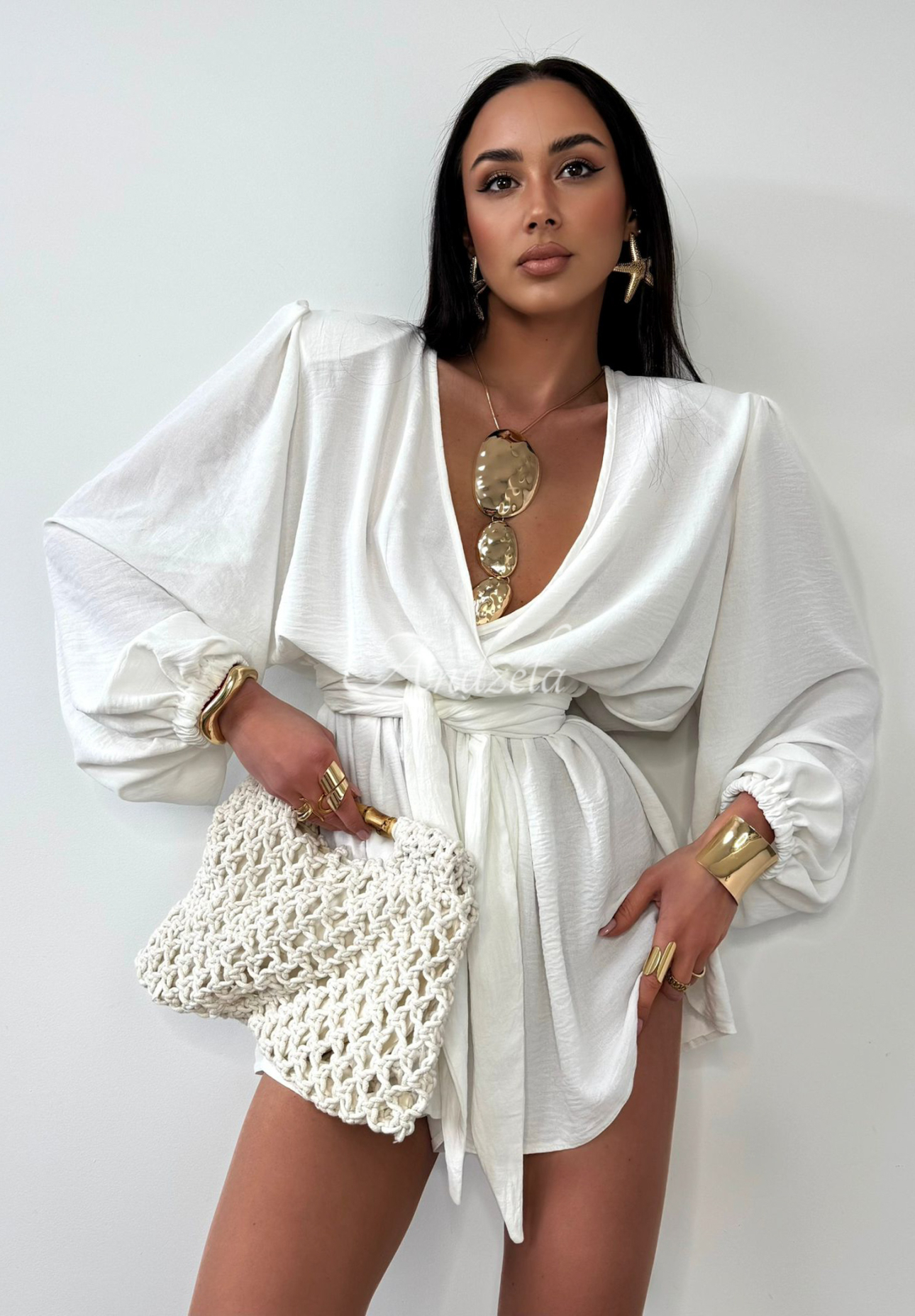 La Milla Keep On Shining white short jumpsuit