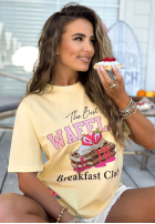 T-shirt z nadrukiem MC The Best Waffles bananowy