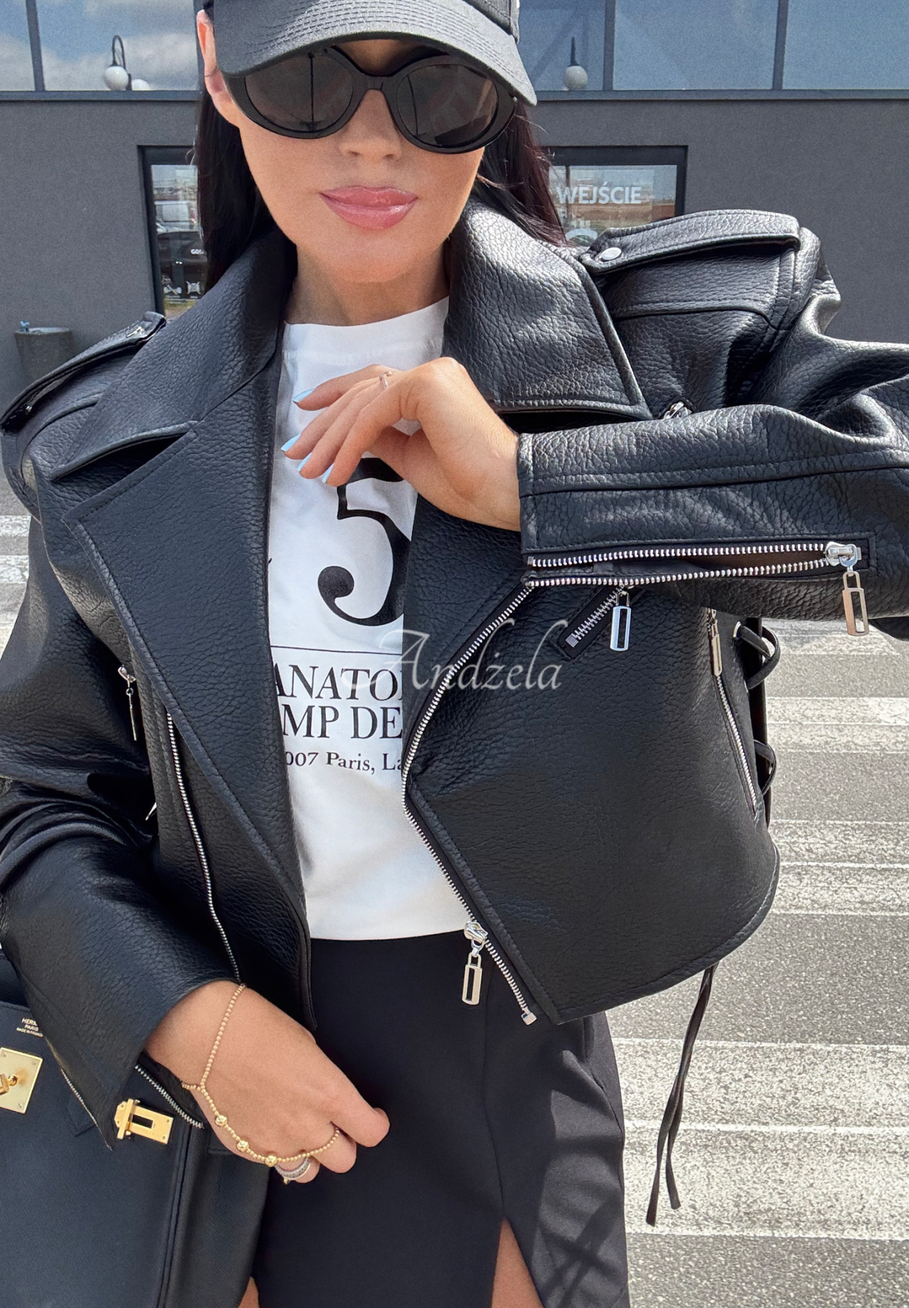 La Milla Really Notice leather ramones black