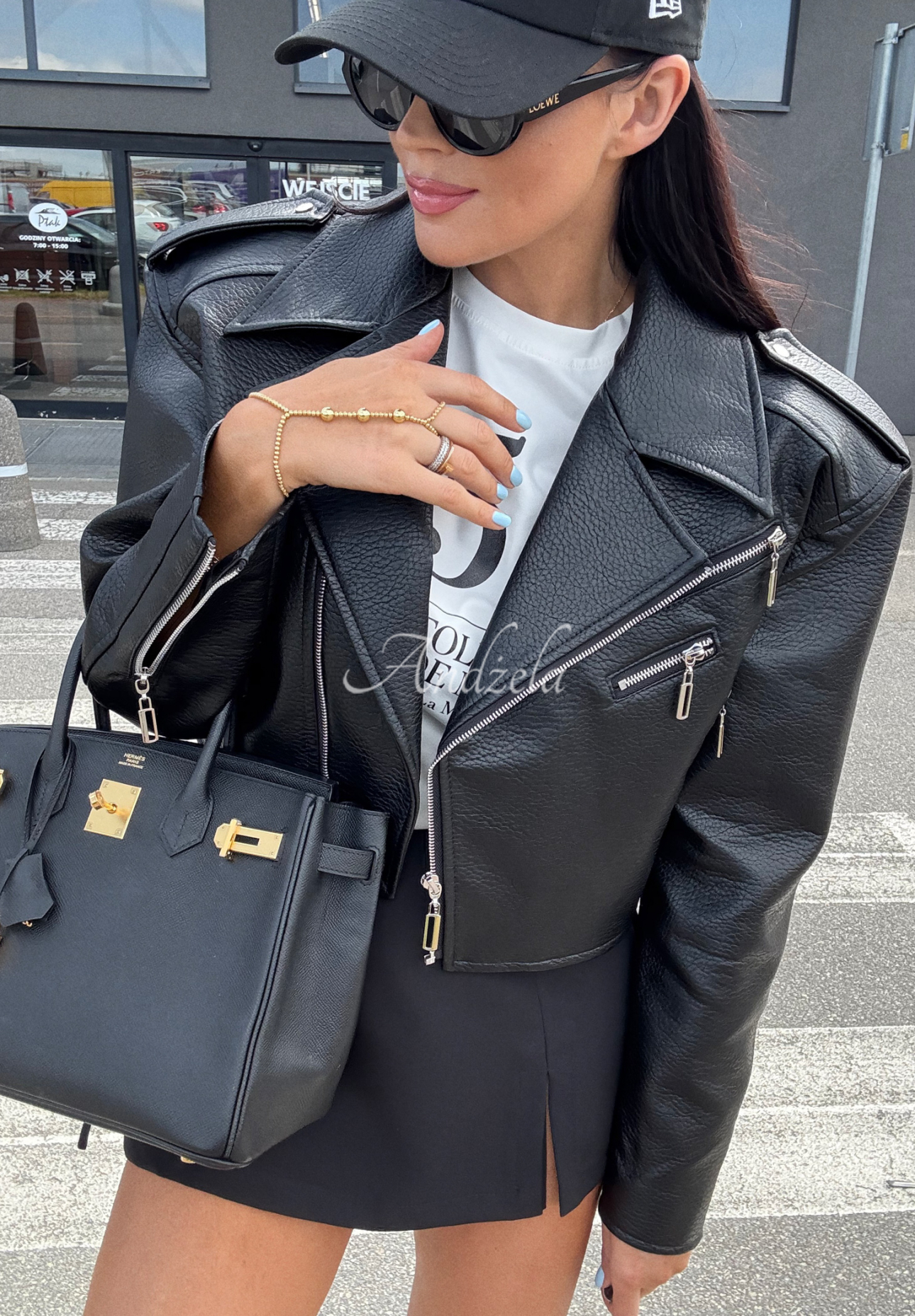 La Milla Really Notice leather ramones black