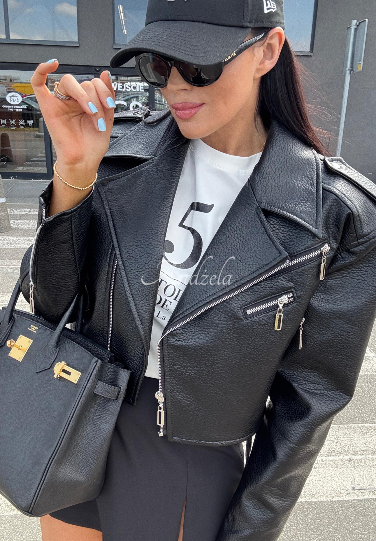 La Milla Really Notice leather ramones black