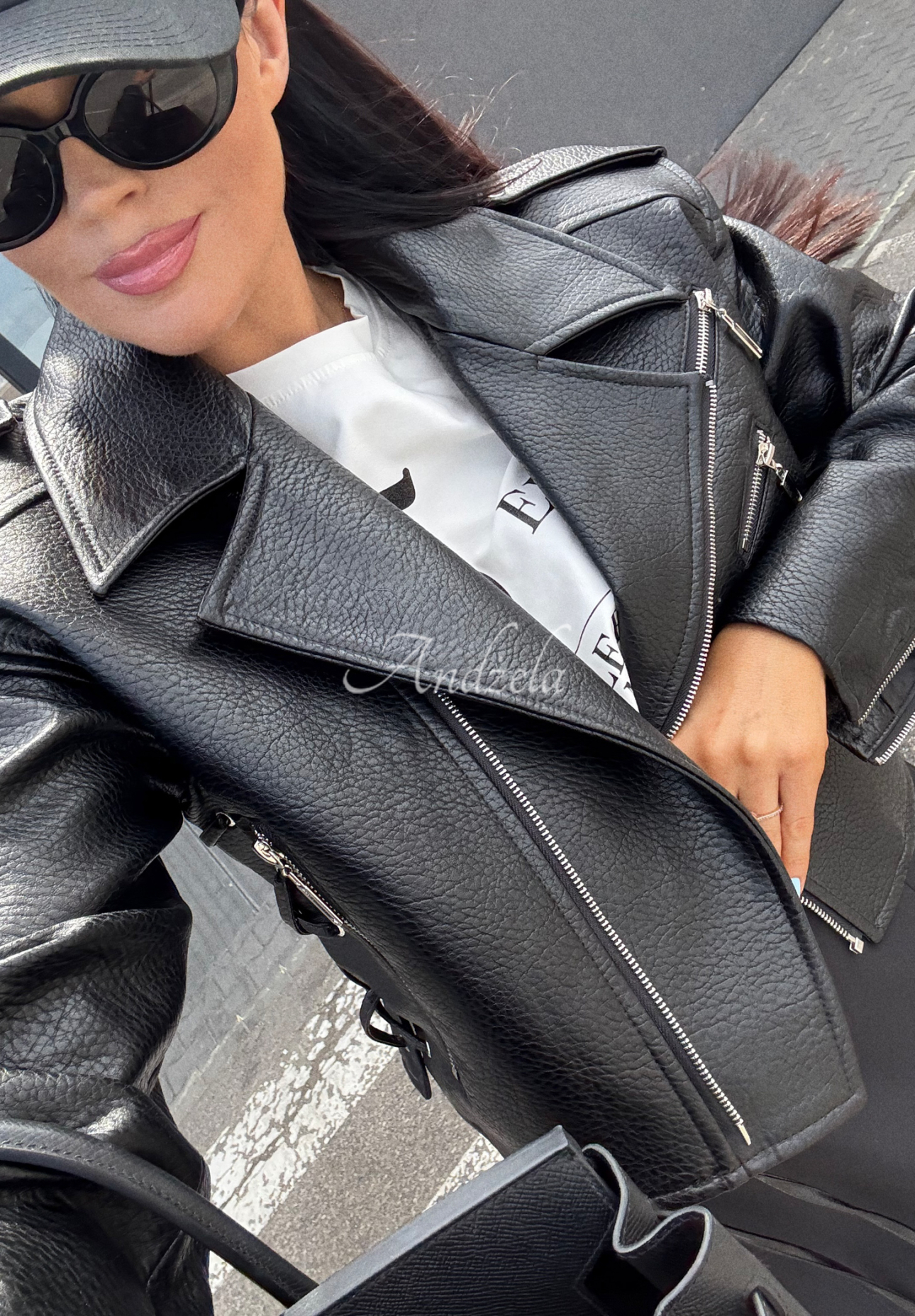 La Milla Really Notice leather ramones black