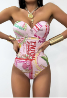 Wzorzysty jednoczęściowy kostium kąpielowy La Milla Sunbathing Today różowy