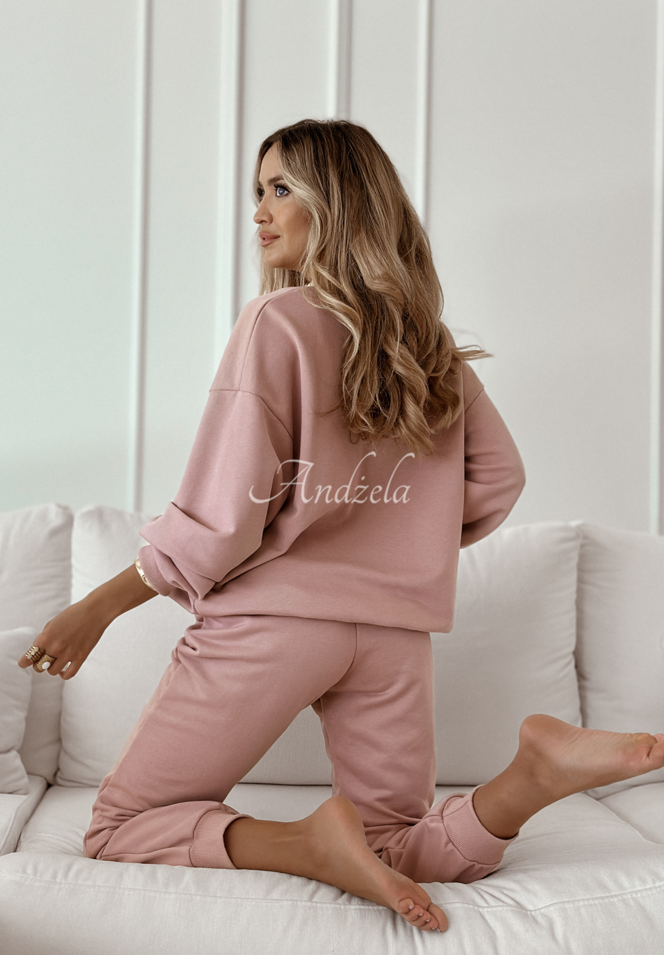 Be The Leader tracksuit set pink