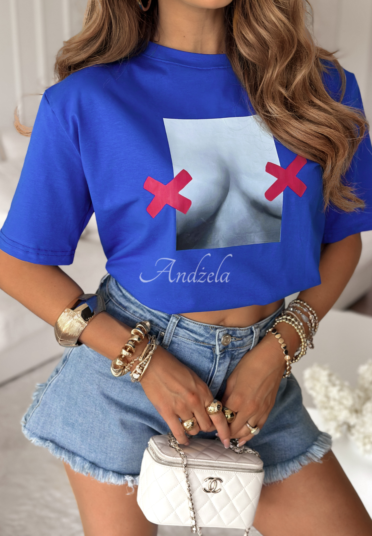 MC Do Not Look printed t-shirt cobalt blue