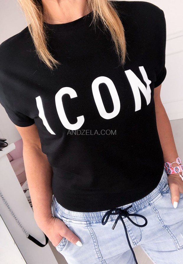 T-shirt Icon Black