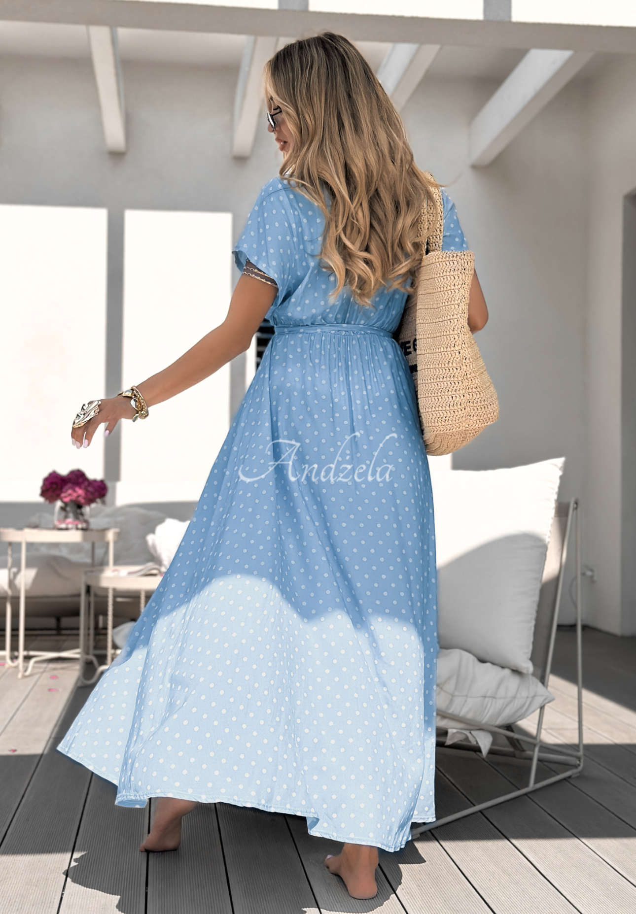 Wendy pea blue dress