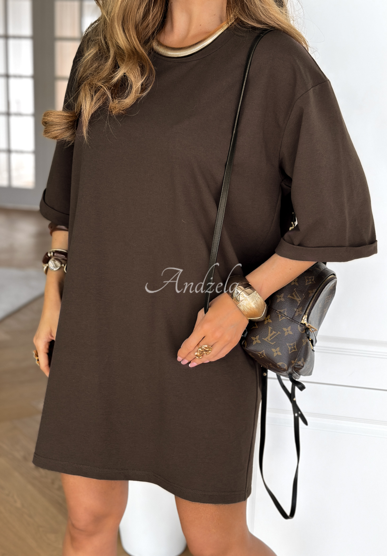 Long T-shirt Daily Look chocolate