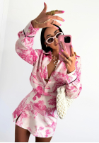 La Milla Dreamy Places patterned skirt-shorts pink