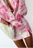 Spódnico-spodenki we wzory La Milla Dreamy Places różowe