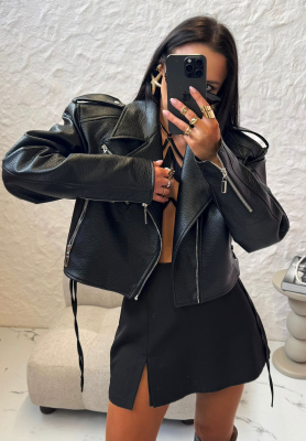 La Milla Really Notice leather ramones black