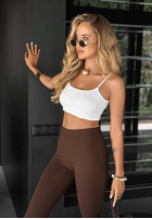 Legginszy dzwony Nashville czekoladowe