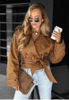 Stay Unstoppable short coat chocolate