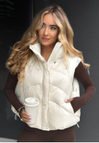 Pikowana kamizelka I Said Something ecru