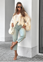 Koszula z falbankami Flowy Dreams ecru