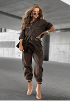 Koszula jeansowa No Sound czekoladowa