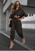 Koszula jeansowa No Sound czekoladowa