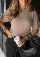 Sweter alpaka Cuddle Clouds beżowy