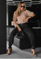 Sweter alpaka Cuddle Clouds beżowy