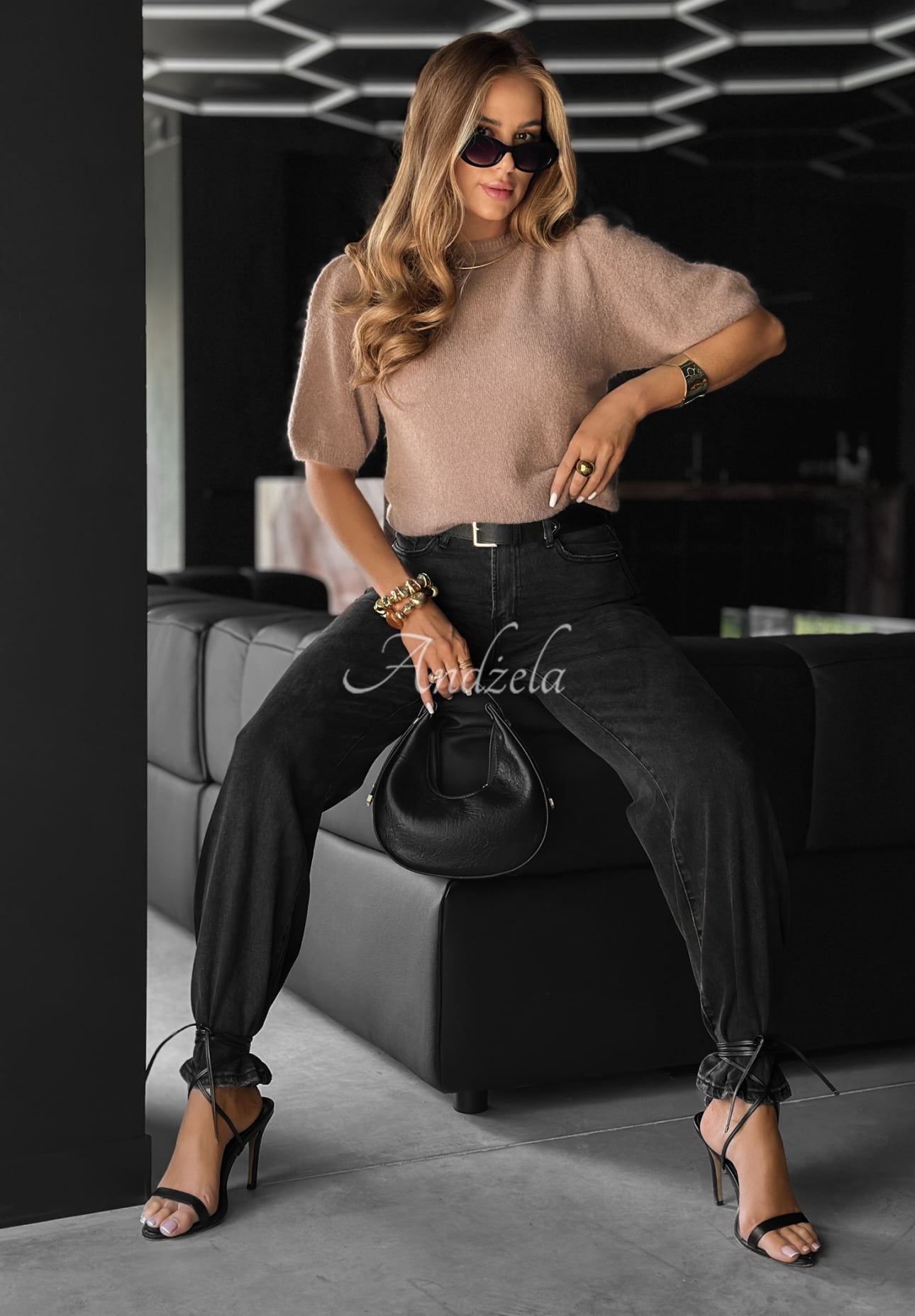 Sweter alpaka Soft Clouds mocha