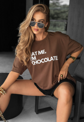 Eat Me chocolate printed t-shirt