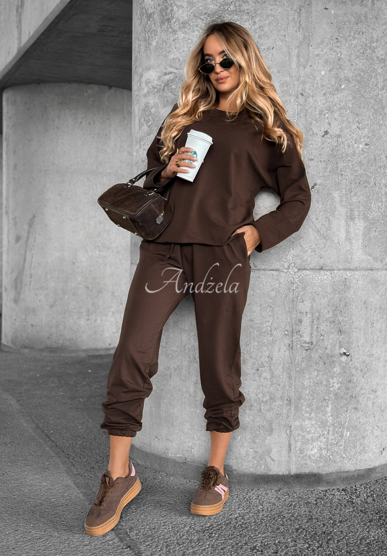 Chase Freedom chocolate tracksuit set