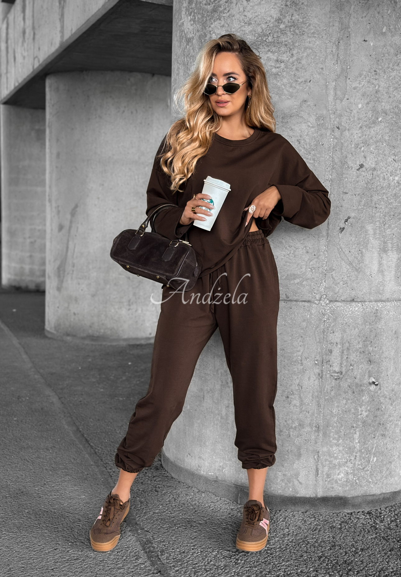 Chase Freedom chocolate tracksuit set