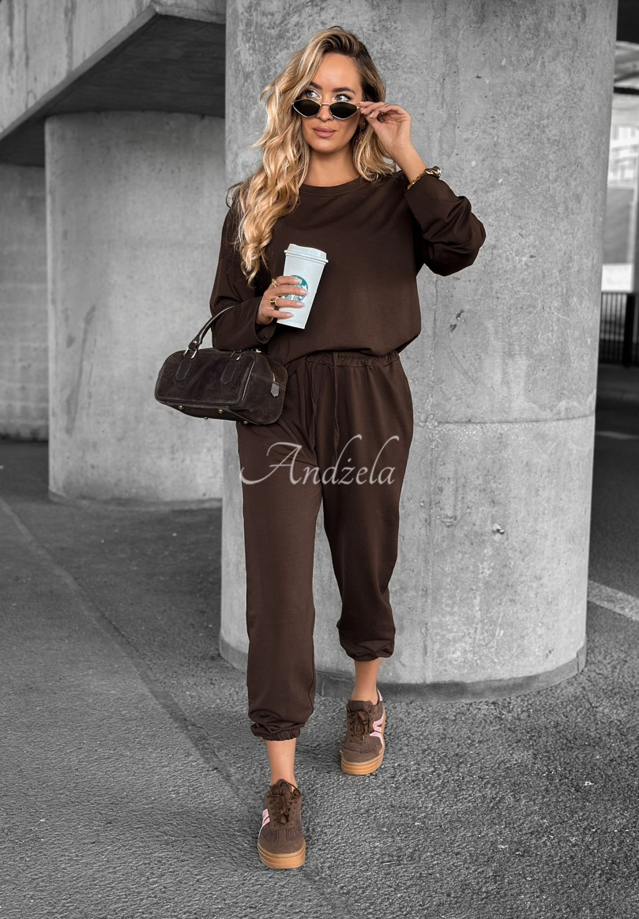 Chase Freedom chocolate tracksuit set