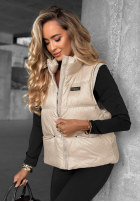 Pikowana kamizelka They Found Me ecru