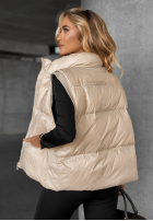 Pikowana kamizelka They Found Me ecru