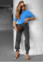 Sweter alpaka Cuddle Clouds niebieski