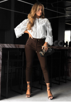 Koronkowa koszula Let Me Stay biała