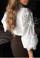 Koronkowa koszula Let Me Stay biała