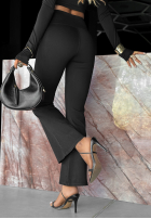 Legginsy dzwony No More Waiting czarne