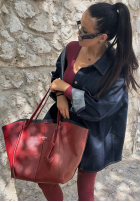 Koszula jeansowa La Milla Don’t Say Maybe granatowa