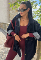 Koszula jeansowa La Milla Don’t Say Maybe granatowa