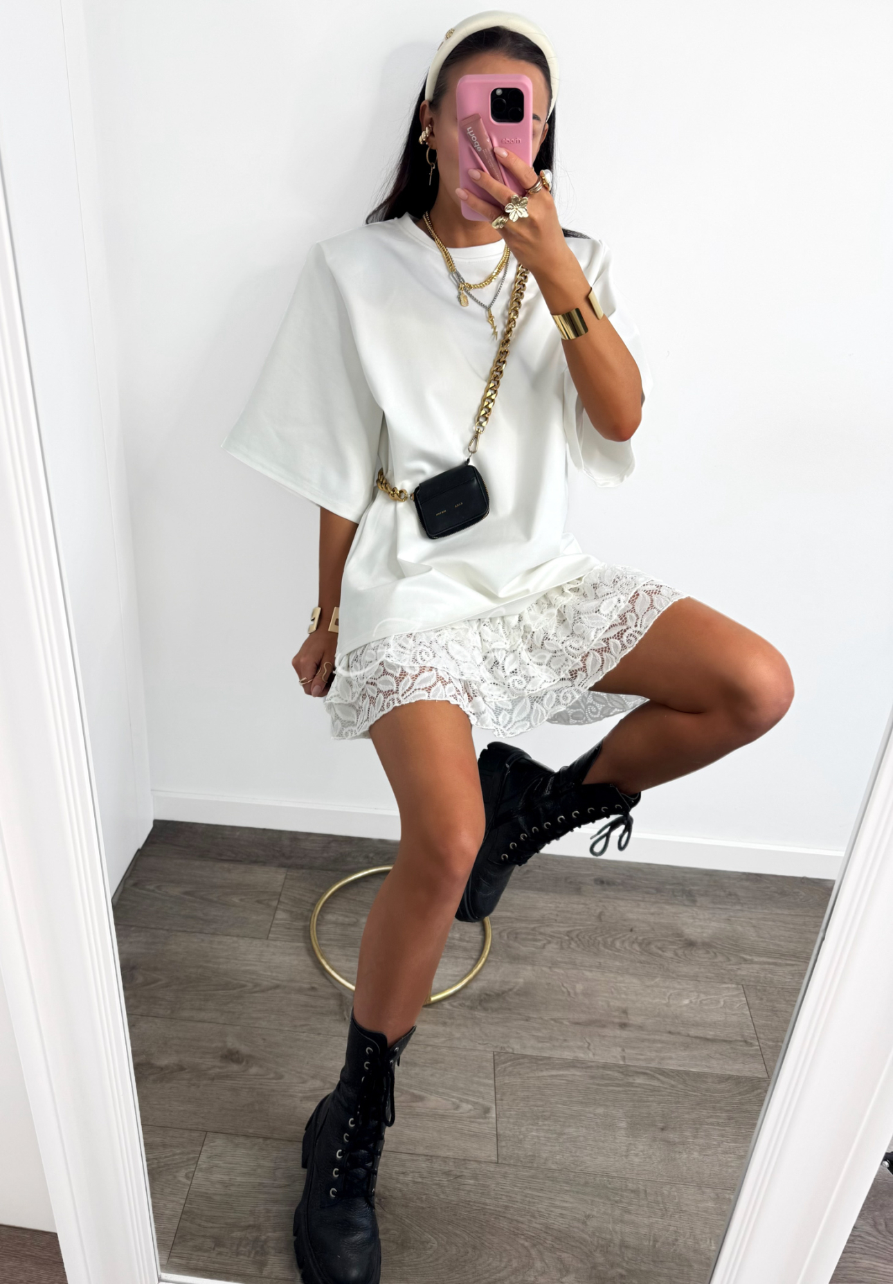 La Milla Viscose T-shirt When You Look white