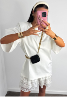 T-shirt La Milla When You Look biały